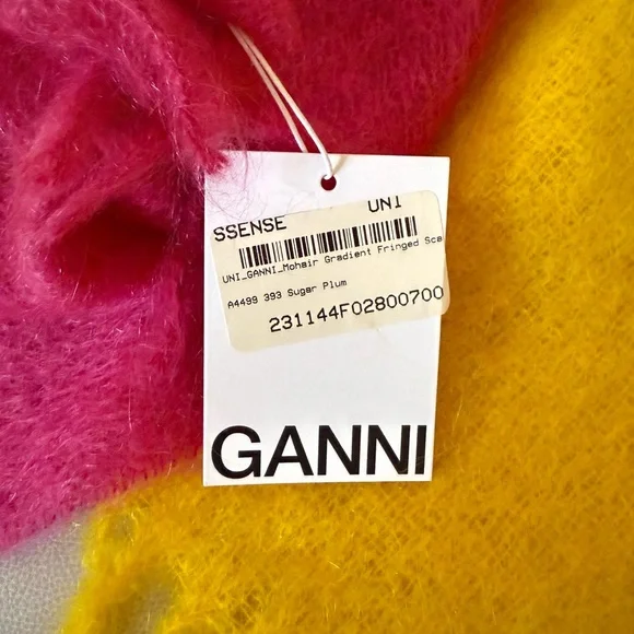 Ganni Mohair Scarf - Picture 3 of 13